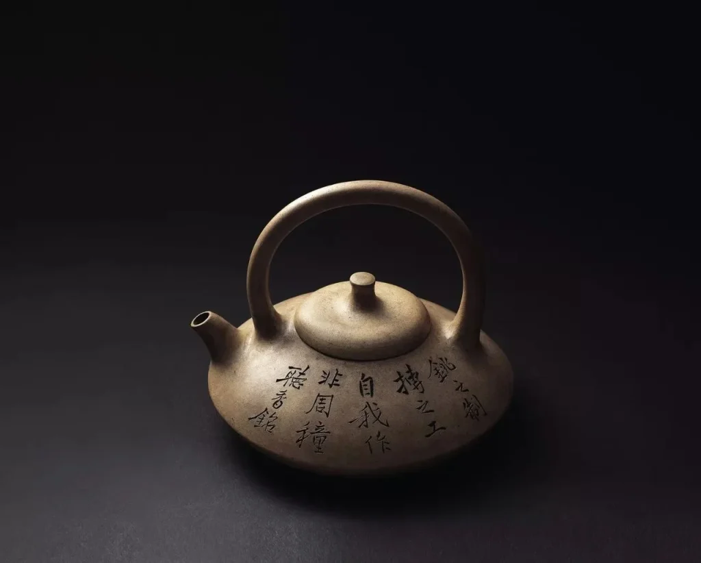 曼生提梁壶，意先于形，形随意生，当代文人紫砂