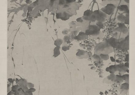 徐渭水墨葡萄图轴，明代大写意花卉代表作品