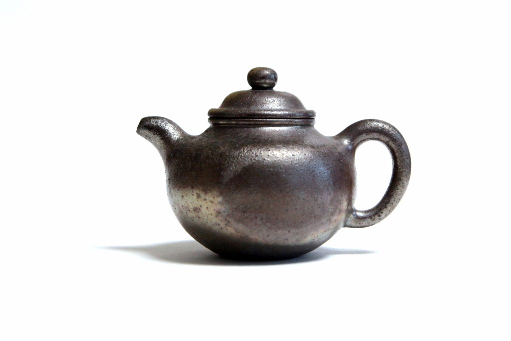 写意紫砂掇球壶，一道茶舍当代文人紫砂作品