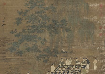 宋徽宗《文会图》，台北故宫博物院藏